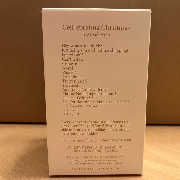 Hallmark Keepsake Ornament. Hoops & YoYo. Cell-ebrating Christmas. QXG6304. - Picture 5 of 11